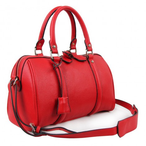 Jenny Genuine Leather Tote Bag Red 75273