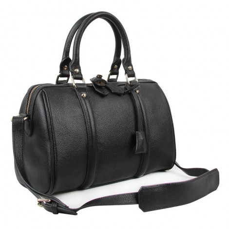 Jenny Genuine Leather Tote Bag Black 75273