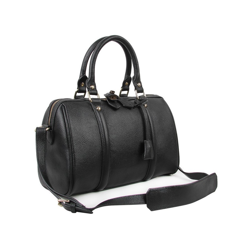 Jenny Genuine Leather Tote Bag Black 75273