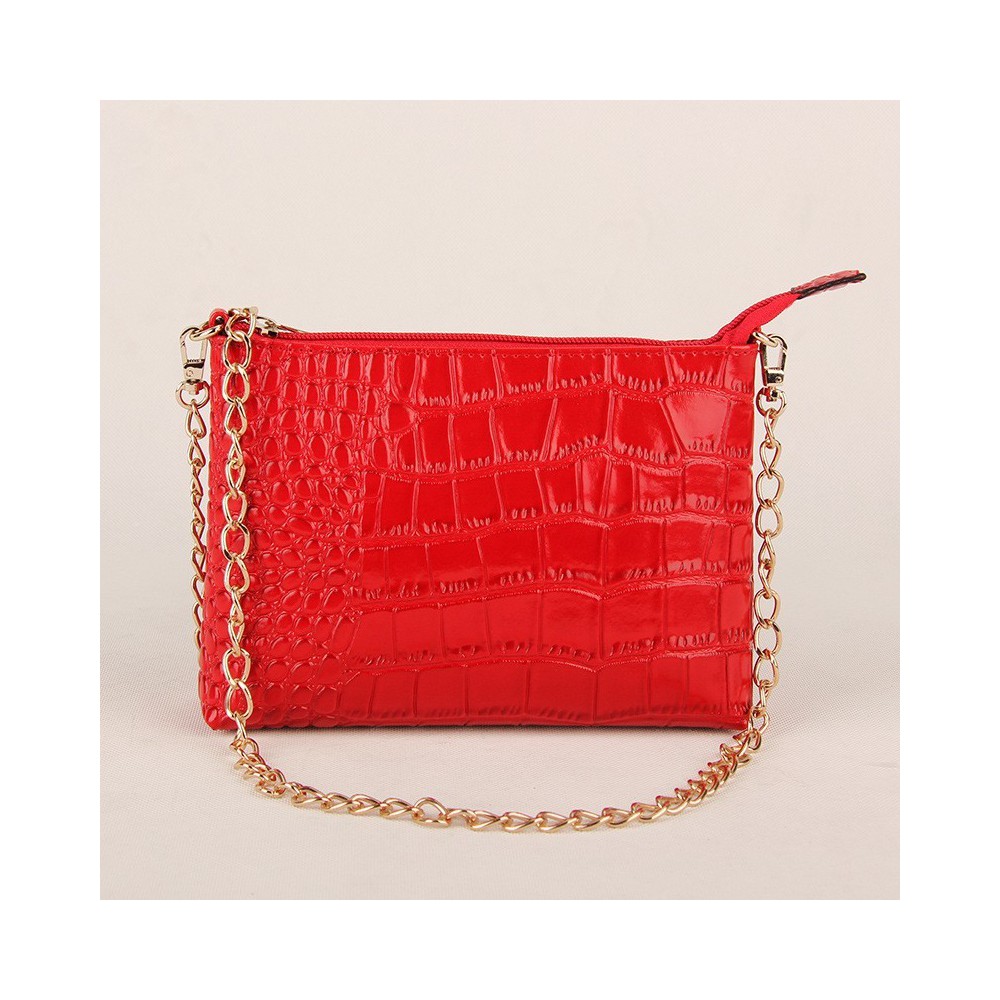 Boniface Genuine Leather Shoulder Bag Red 75291