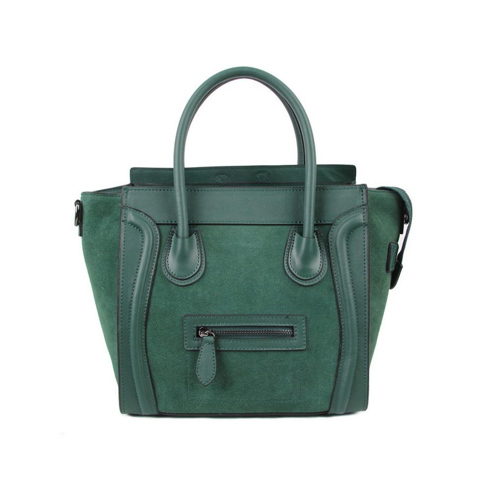 Avery Genuine Leather Satchel Bag Green 75304