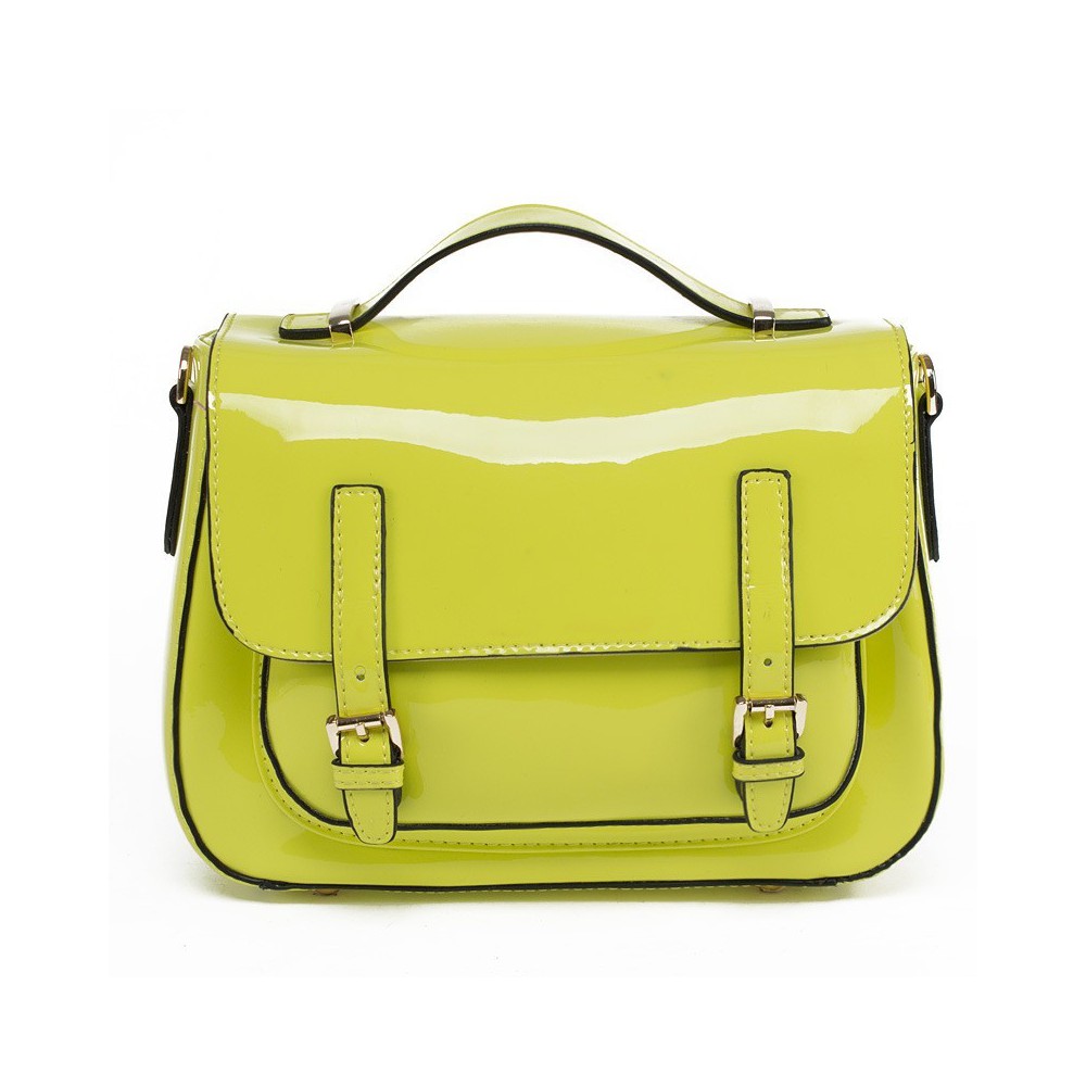 Sye Sac à Main Porté Épaule en Vrai Cuir de Vache Jaune 75150 Sye Sac à Main Porté Épaule en Vrai Cuir de Vache Jaune 75150