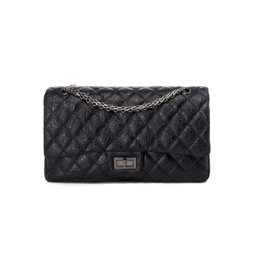 Aubin Genuine Leather Shoulder Bag Black 75352