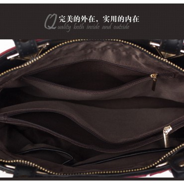 Soleine Genuine Leather Tote Bag Purple 75190