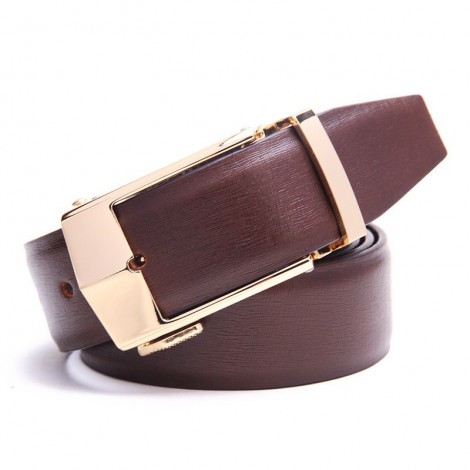 Genuine Cowhide Leather Belt Brown 86303