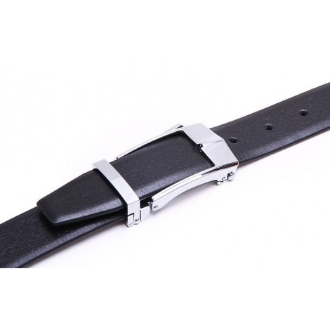 Genuine Cowhide Leather Belt Black 86303