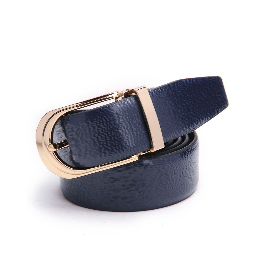 Genuine Cowhide Leather Belt Blue 86304