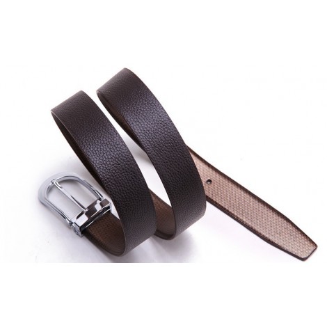 Genuine Cowhide Leather Belt Brown 86304