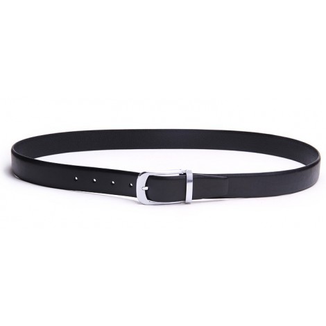 Genuine Cowhide Leather Belt Black 86306