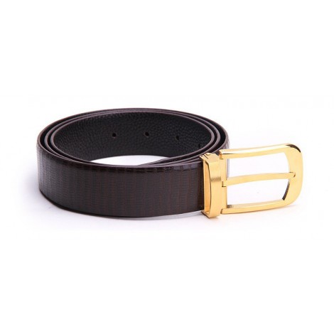 Genuine Cowhide Leather Belt Brown 86306