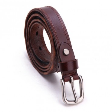 Genuine Cowhide Leather Belt Brown 86311