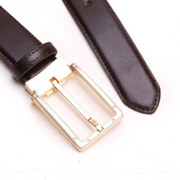 Genuine Cowhide Leather Belt Brown 86312