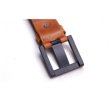 Genuine Cowhide Leather Belt Brown 86314