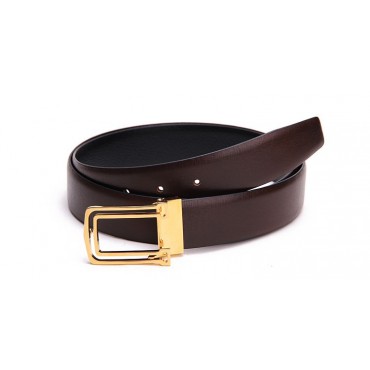 Genuine Cowhide Leather Belt Brown 86318