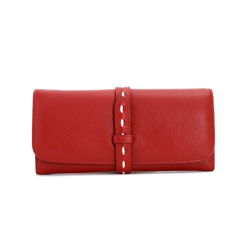 Rosaire « Geralda » Women's Wallet Genuine Cow Leather Red 15983