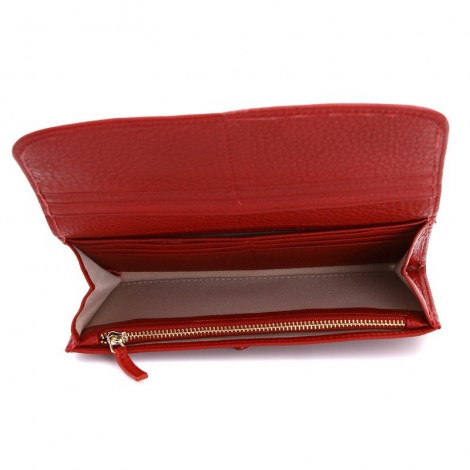 Rosaire « Geralda » Women's Wallet Genuine Cow Leather Red 15983