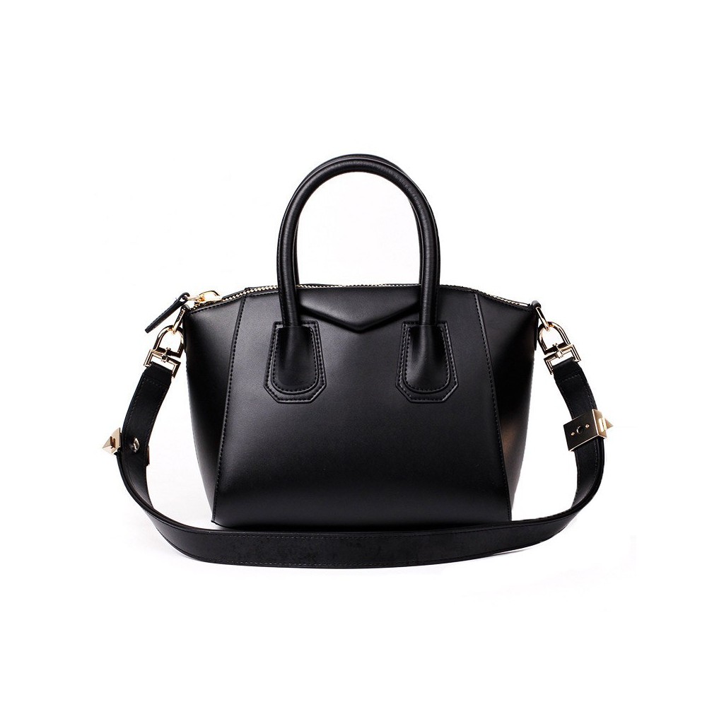 Rosaire « Orietta » Calfskin Leather Satchel Top Handle Bag