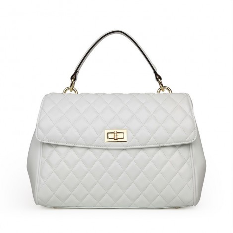 Rosaire Genuine Leather Bag White 76117