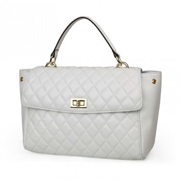 Rosaire Genuine Leather Bag White 76117