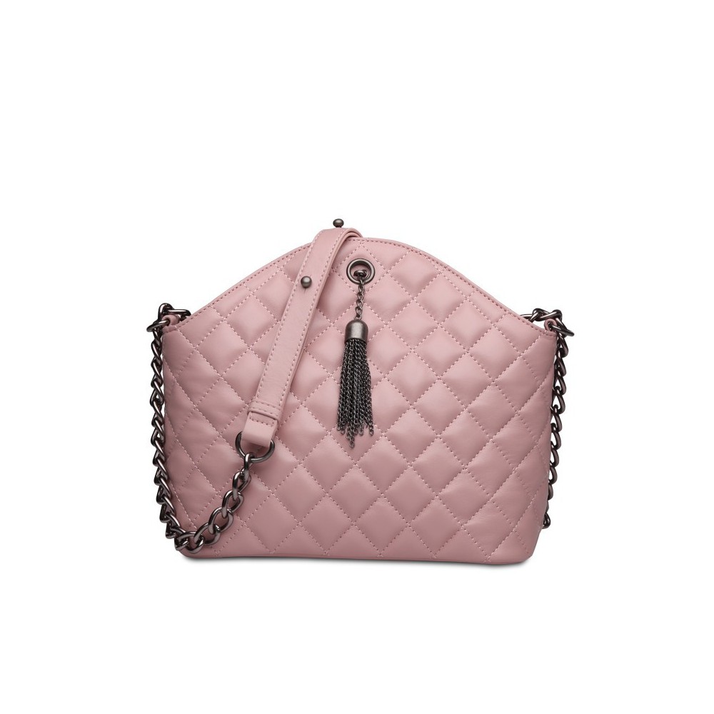 Rosaire Genuine Leather Bag Pink 76118