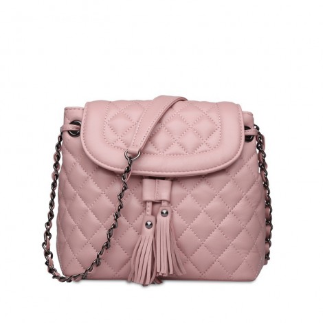 Rosaire Genuine Leather Bag Pink 76120