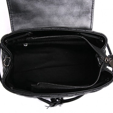 Rosaire Genuine Leather Bag Black 76120