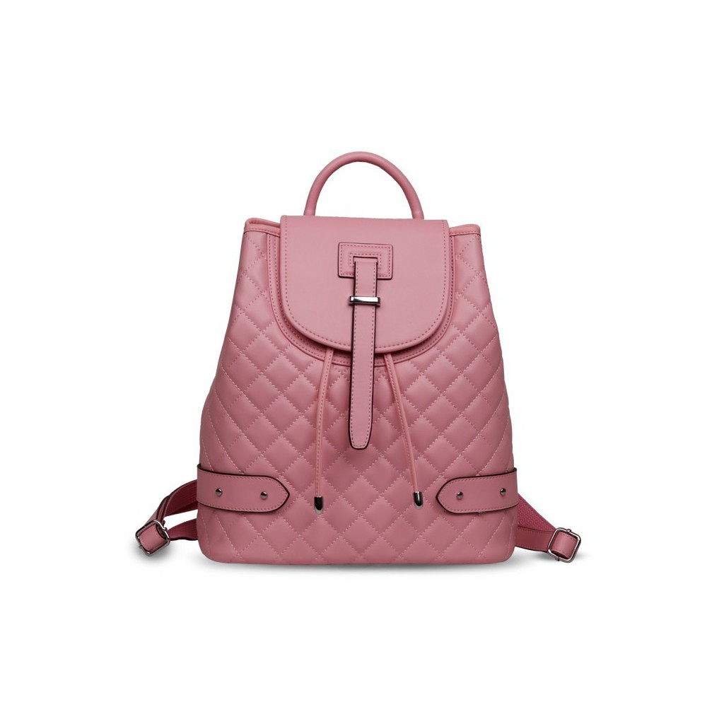 Rosaire Sac à dos en cuir Rose  76131