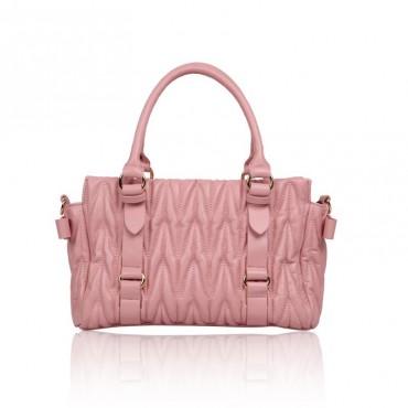Rosaire Genuine Leather Bag Pink 76134