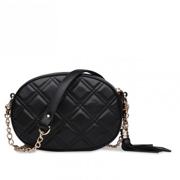 Rosaire Genuine Leather Bag Black 76141