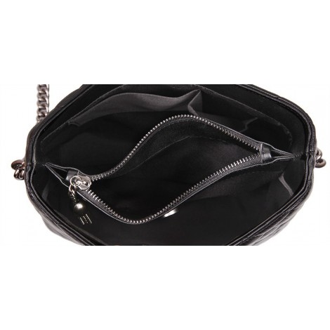  Rosaire Genuine Leather Bag Black 76143