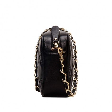 Rosaire Genuine Leather Bag Black 76144
