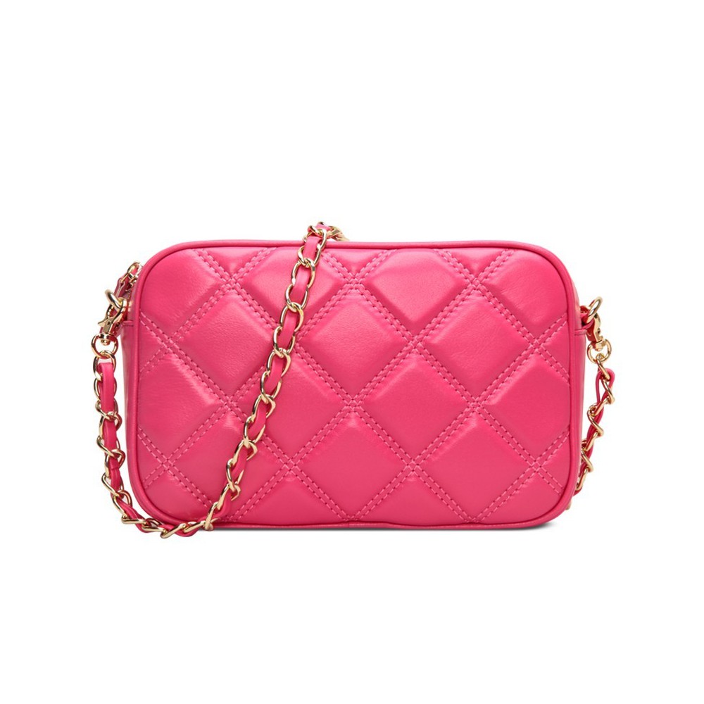 Rosaire Genuine Leather Bag Hot Pink 76144