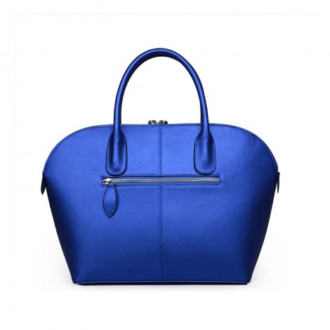 Tosca Genuine Leather Tote Bag Blue 75144
