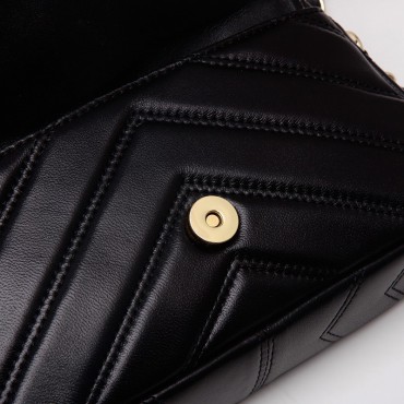 Rosaire Genuine Leather Bag Black 76145