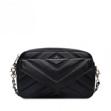 Rosaire Genuine Leather Bag Black 76145