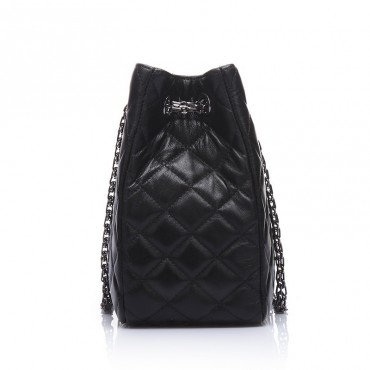 Rosaire Genuine Leather Bag Black 76177