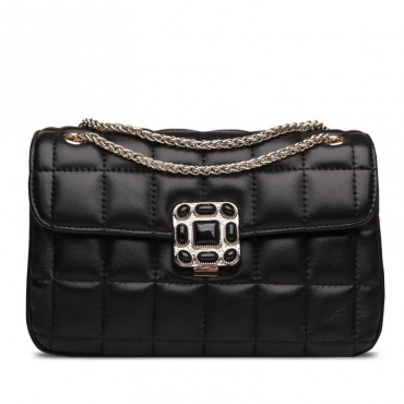 Rosaire Genuine Leather Bag Black 76180