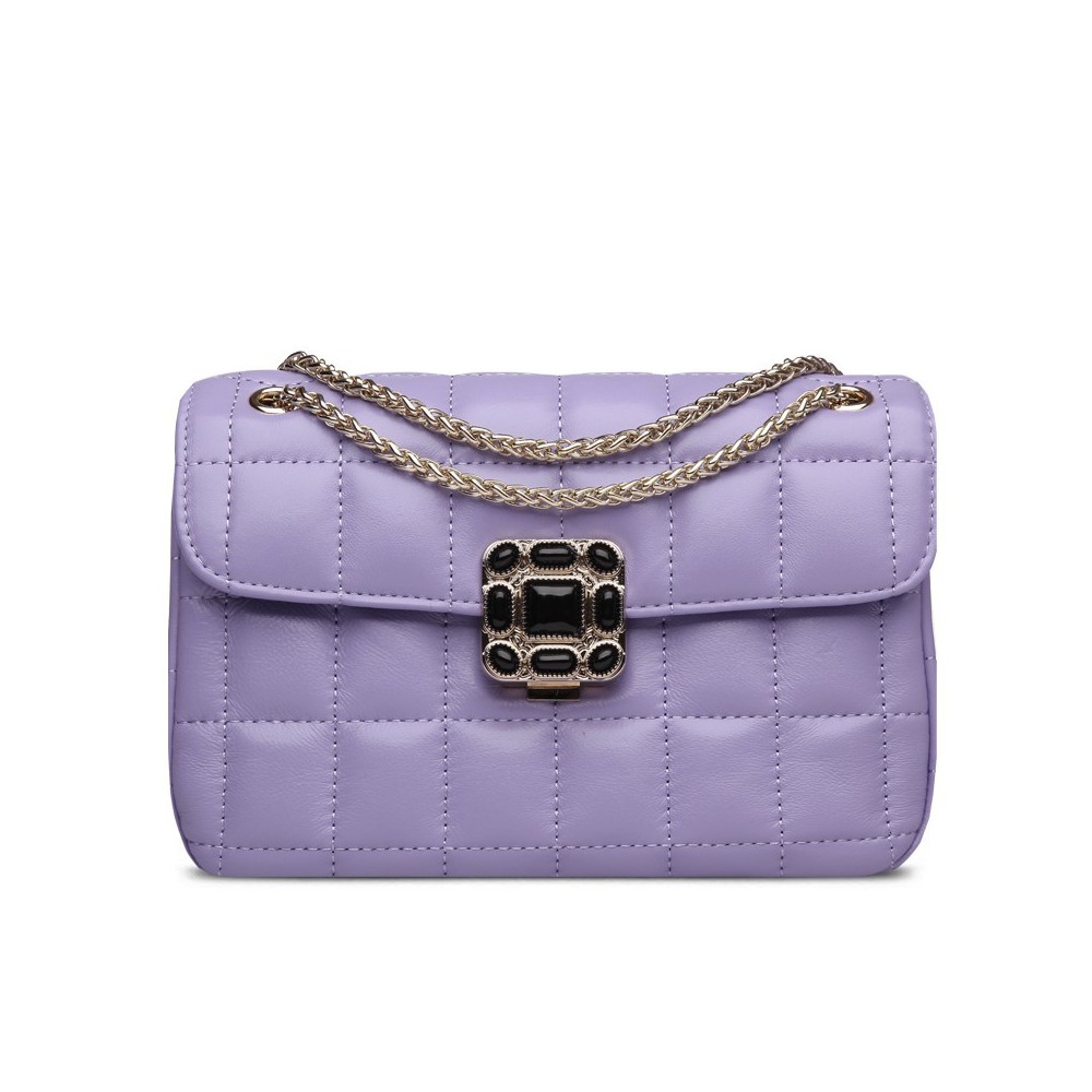 Rosaire Genuine Leather Bag Purple 76180