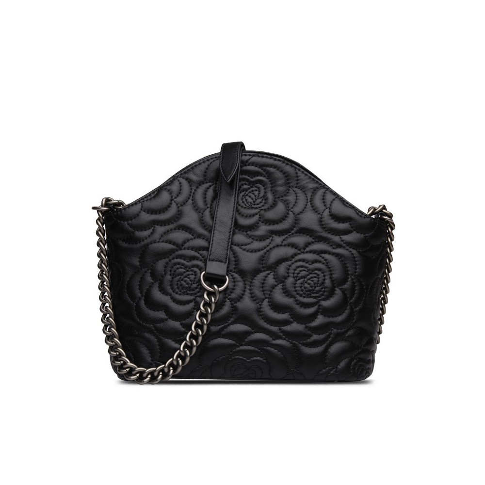 Rosaire Genuine Leather Bag Black 76182