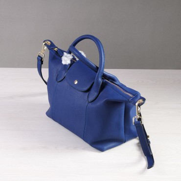 Rosaire Genuine Leather Handbag blue 76185