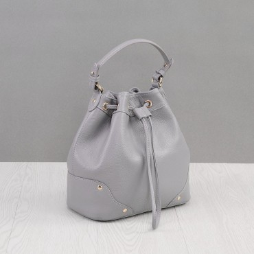 Rosaire Genuine Leather Handbag grey  76187