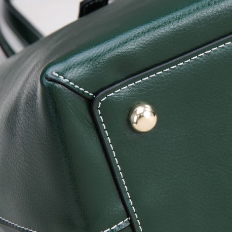 Rosaire Genuine Leather Handbag green  76188