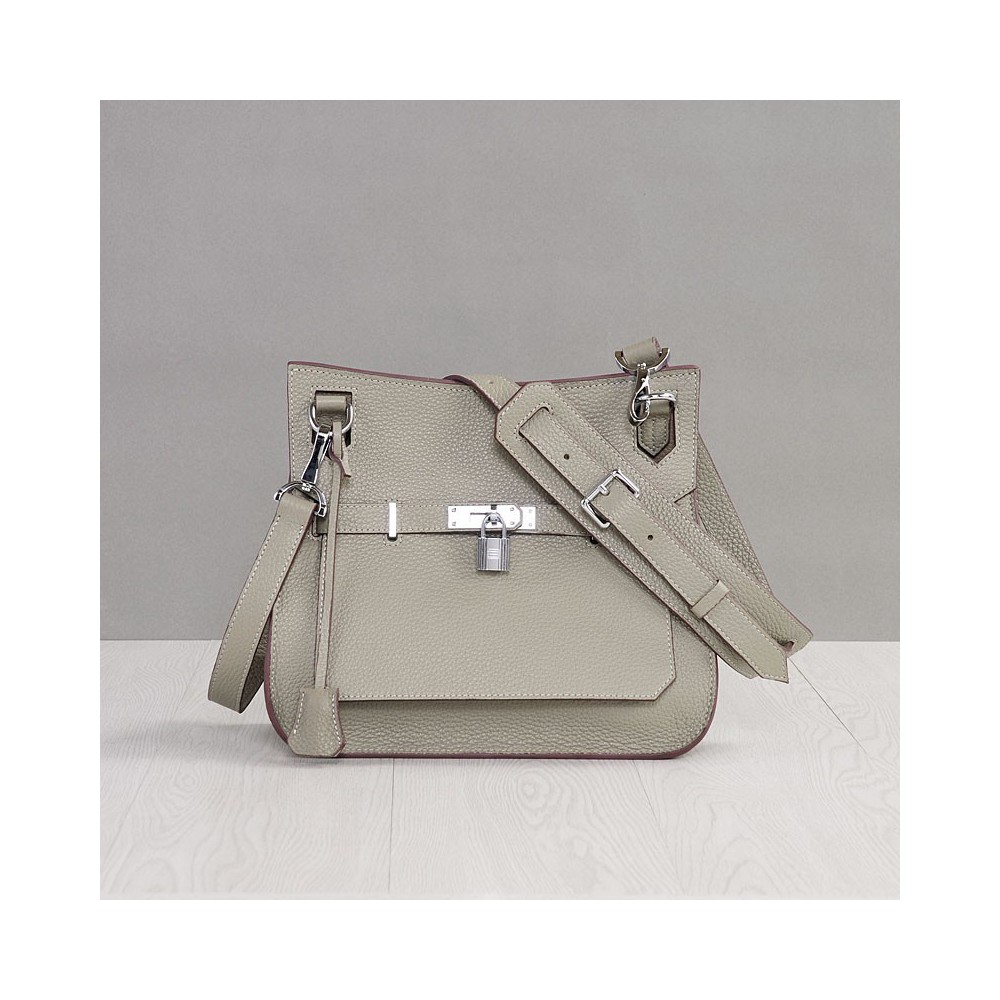 Rosaire Sac à main porté épaule en cuir Gris 76200 Rosaire Sac à main porté épaule en cuir Gris 76200