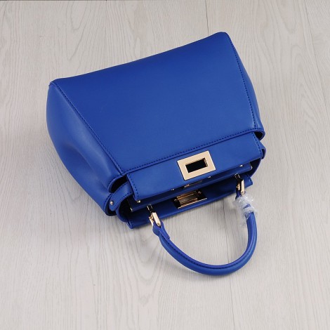 Rosaire Genuine Leather Handbag Blue 76201