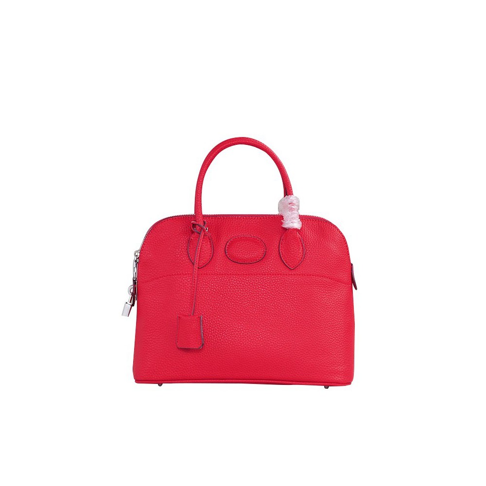 Rosaire Genuine Leather Handbag Red 76199