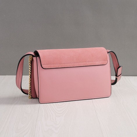 Rosaire Genuine Leather Handbag Pink 76205