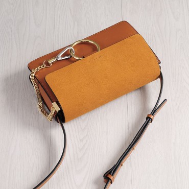 Rosaire Genuine Leather Handbag Brown 76205