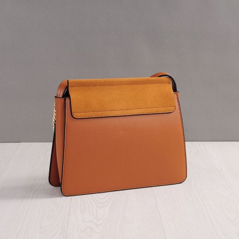 Rosaire Genuine Leather Handbag Brown 76206