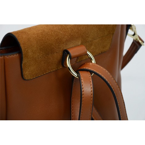 Eldora Genuine Leather Backpack Bag Brown 76227