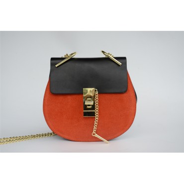  Eldora Genuine Leather Shoulder Bag Red 76228